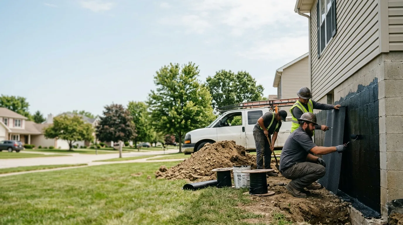 Basement Waterproofing in Middletown, IL near me